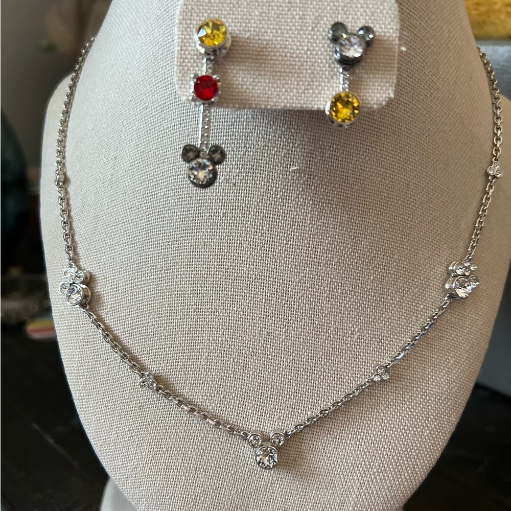 Atelier Swarovski x Disney Mickey Mouse Necklace Clear Crystal 5459870